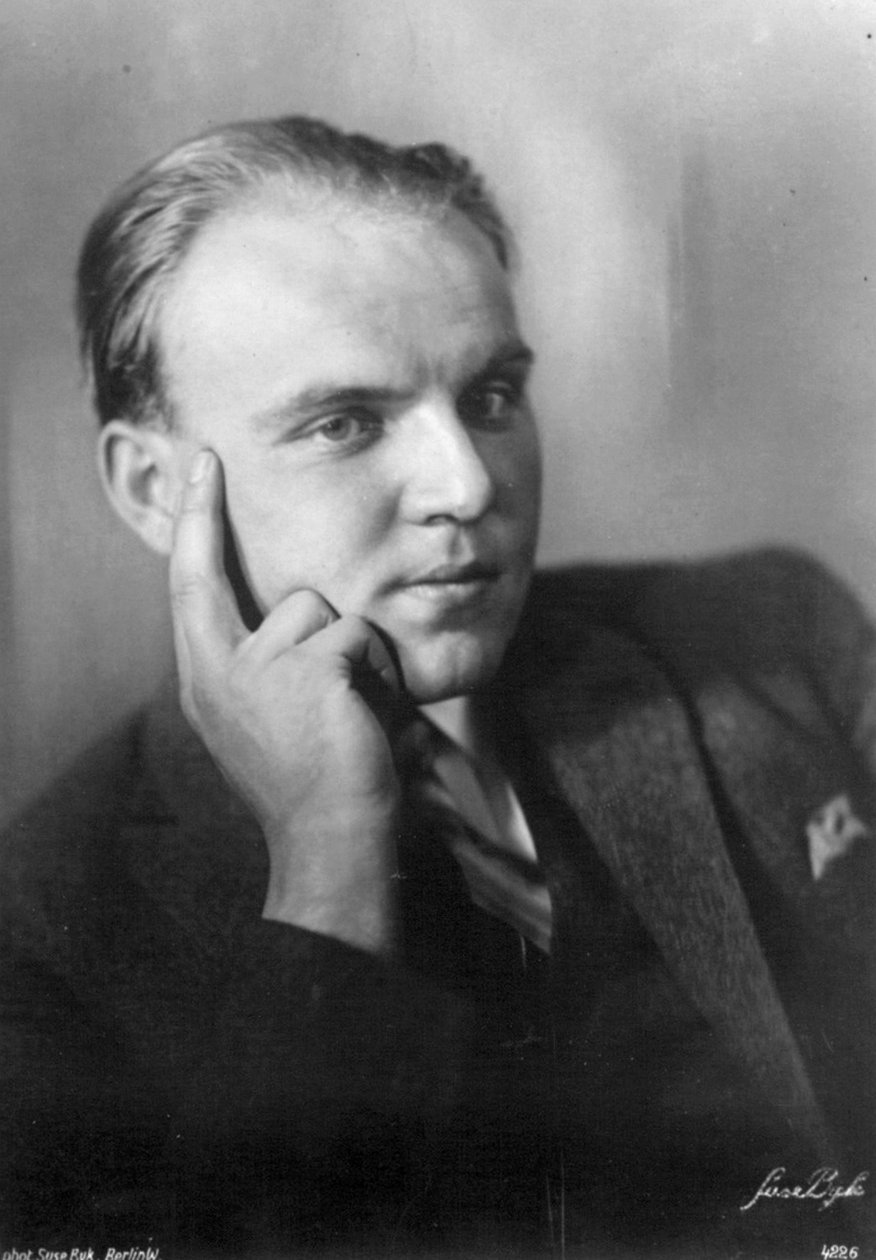 Ernst Krenek , østerriksk komponist, 1900-tallet av Unbekannt
