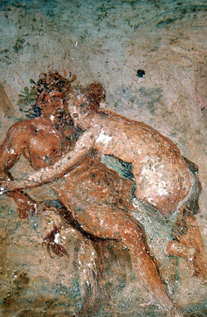 Erotisk veggmaleri, Pompeii, Italia av Unbekannt
