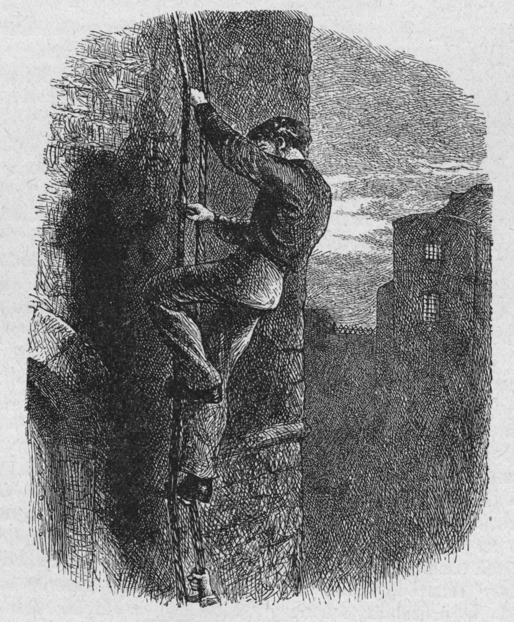 Escape of Morgan, 1902 av Unbekannt