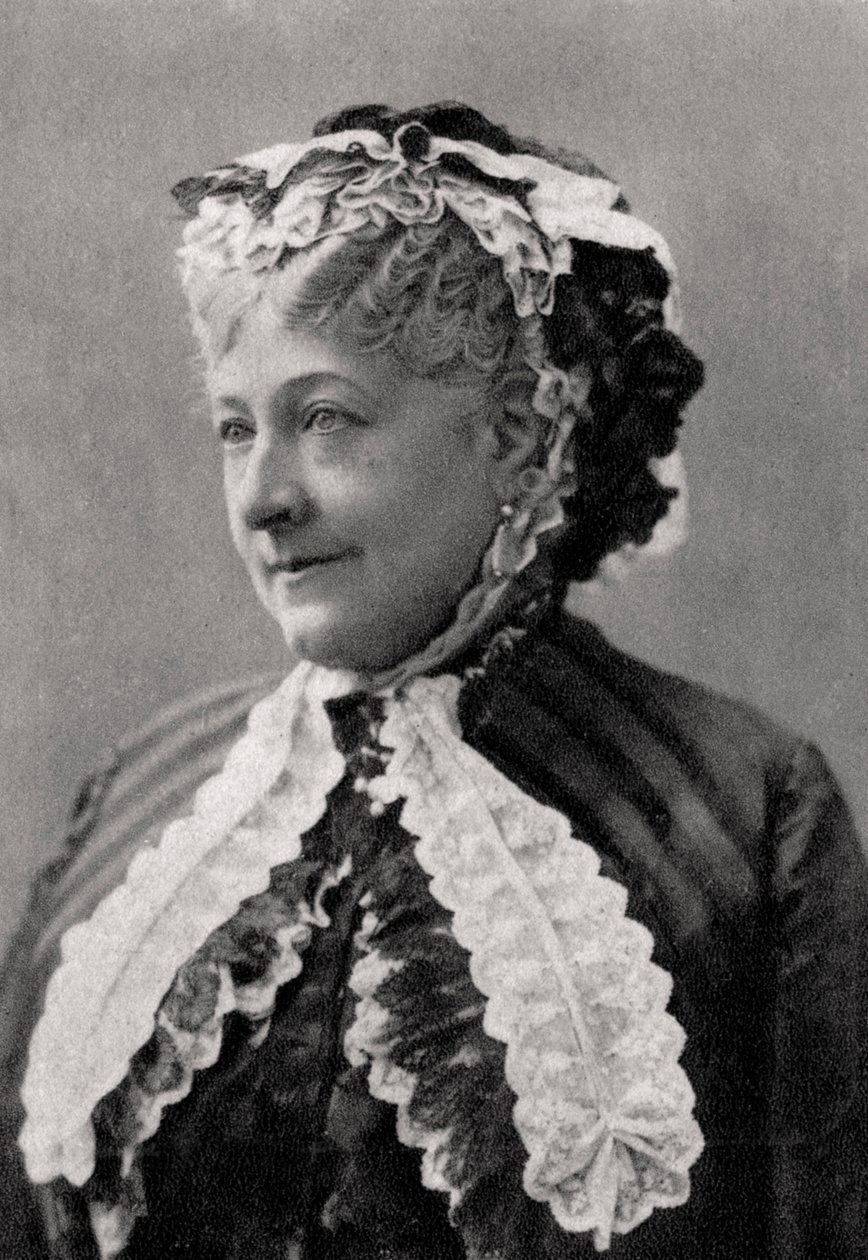 Ethelie Madeleine Brohan , fransk skuespillerinne, 1885 av Unbekannt