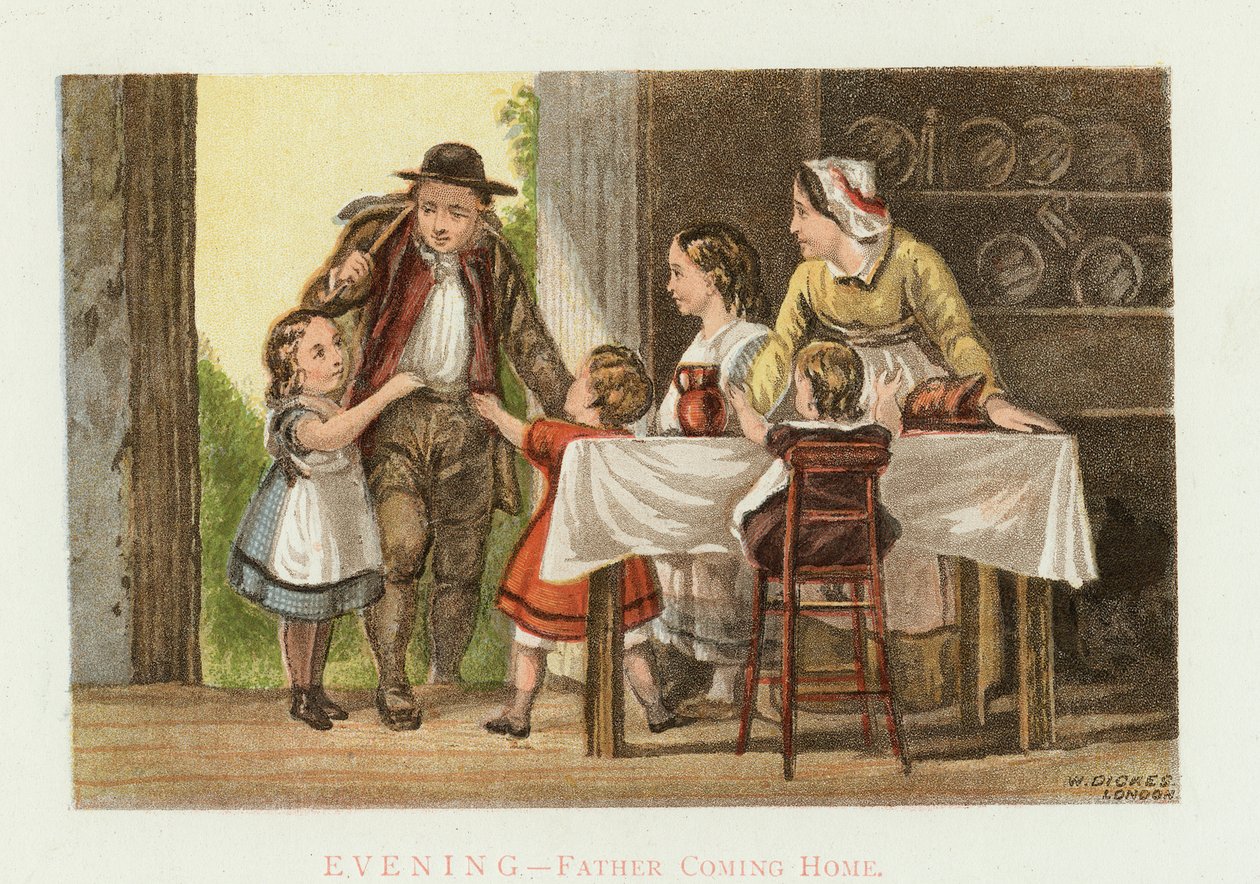 Kveld, c1880 av Unbekannt