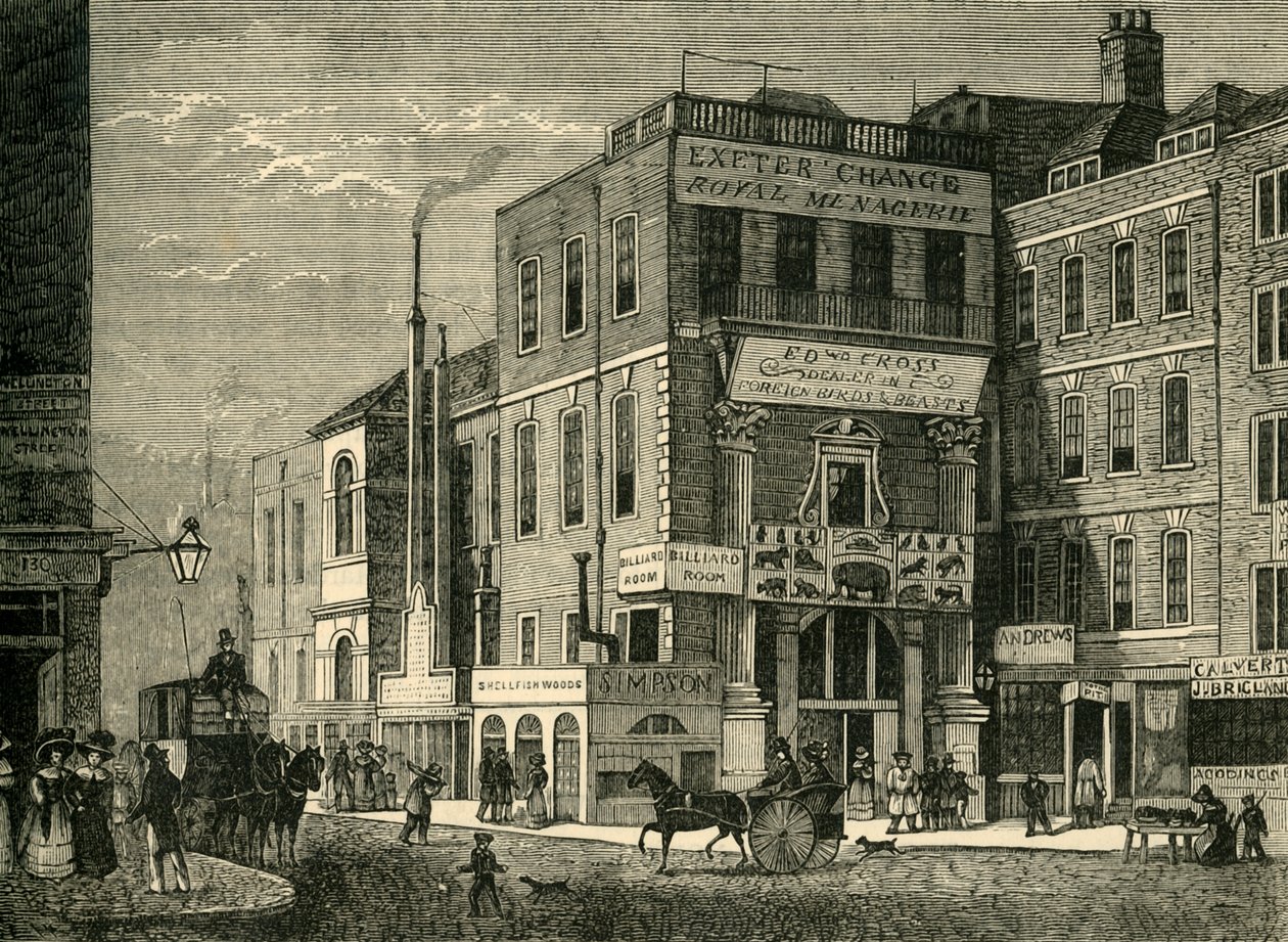 Exeter Change i 1826, 1881. av Unbekannt