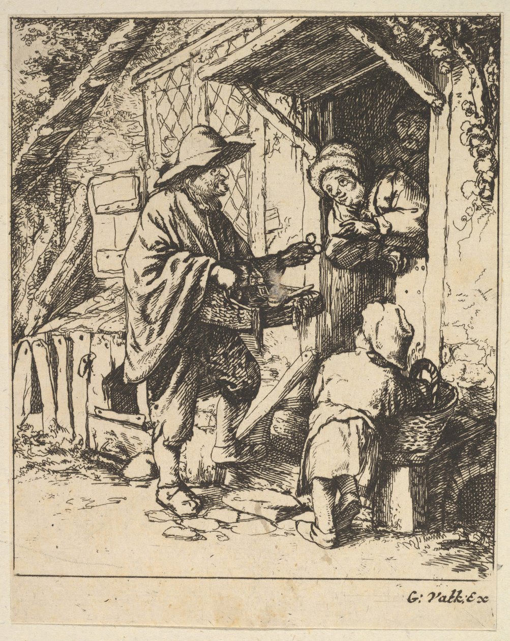 Brillehandler, 1610-85. av Unbekannt