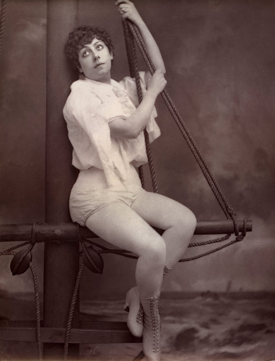 Fannie Leslie , britisk sanger og skuespillerinne, 1882 av Unbekannt
