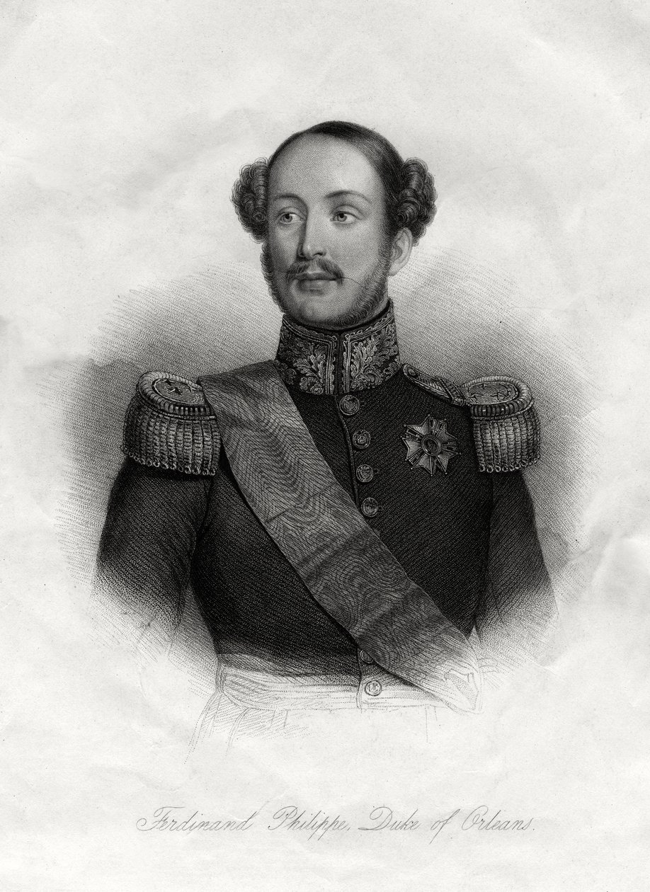 Ferdinand-Philippe 1810-1842, Prince Royal of France, 1800-tallet av Unbekannt