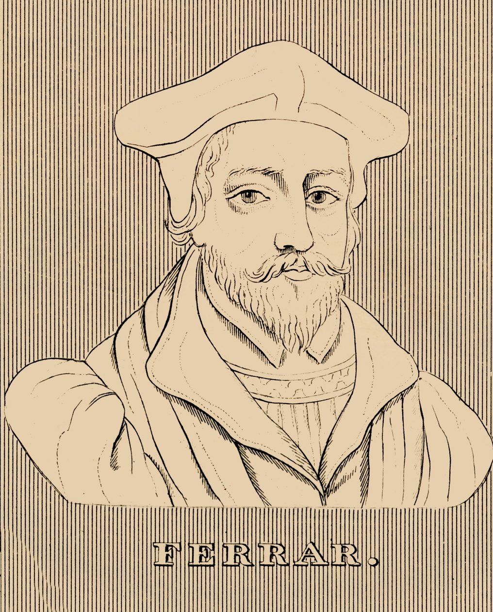 Ferrar, død 1555, 1830. av Unbekannt