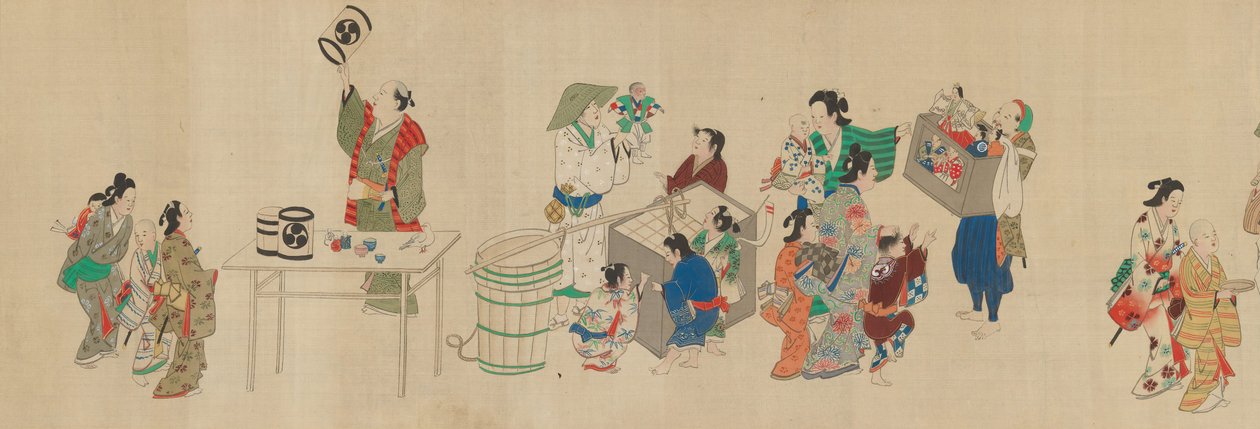 Festivalscener, 1700-tallet. av Unbekannt