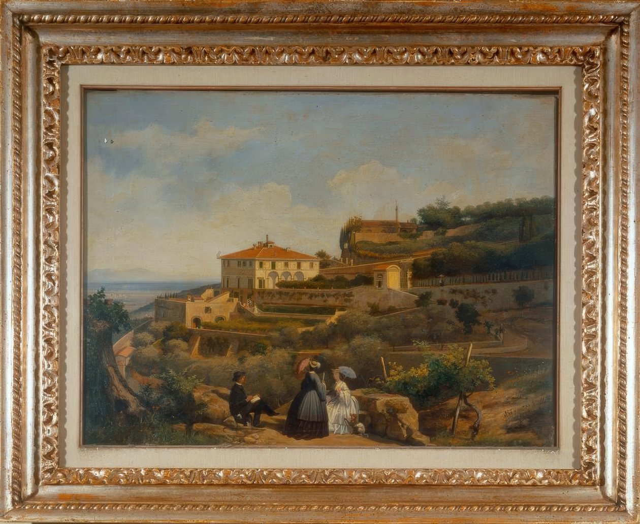 Fiesole, Villa Medici / Gem. 1869 av Unbekannt