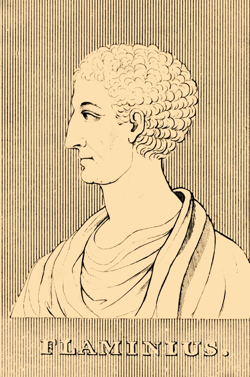 Flaminius, c229-174 f.Kr., 1830. av Unbekannt