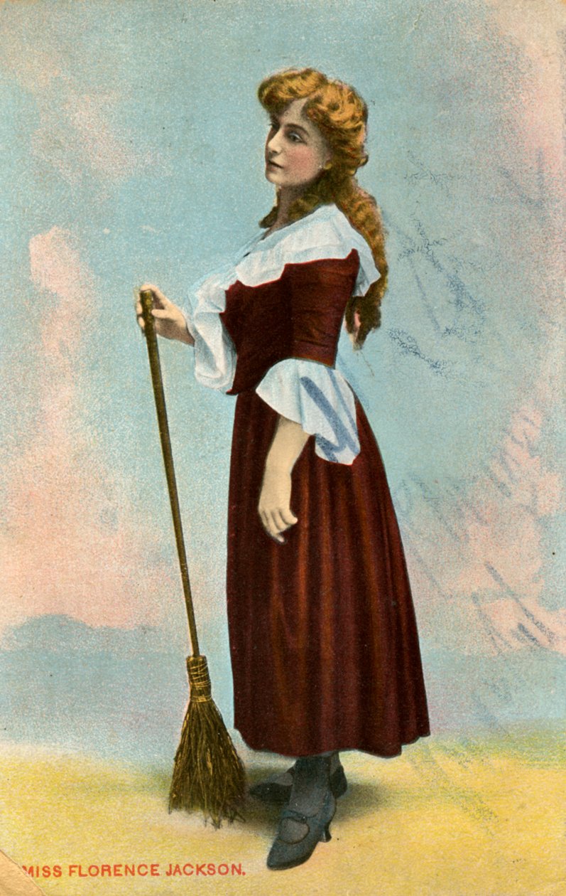 Florence Jackson , britisk skuespillerinne, c1908 av Unbekannt