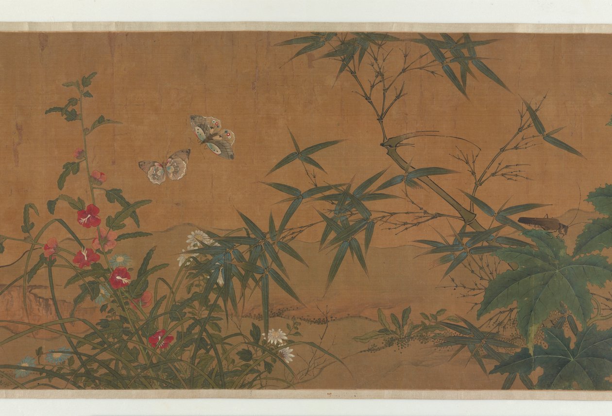Blomster, fugler og insekter, 1400-tallet. av Unbekannt