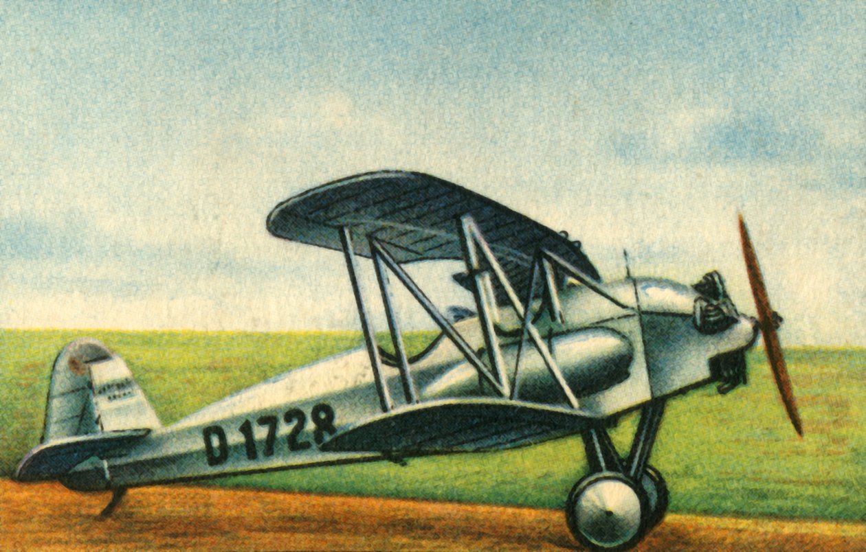 Focke-Wulf S 24 A Kiebitz biplan, 1920-tallet, 1932. av Unbekannt