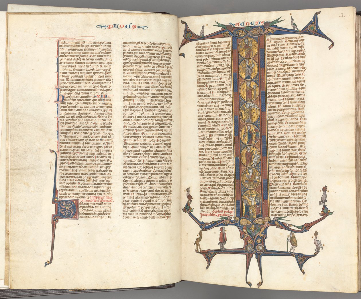 Fol. iii v, Foliated Initial, c. 1275-1300. av Unbekannt
