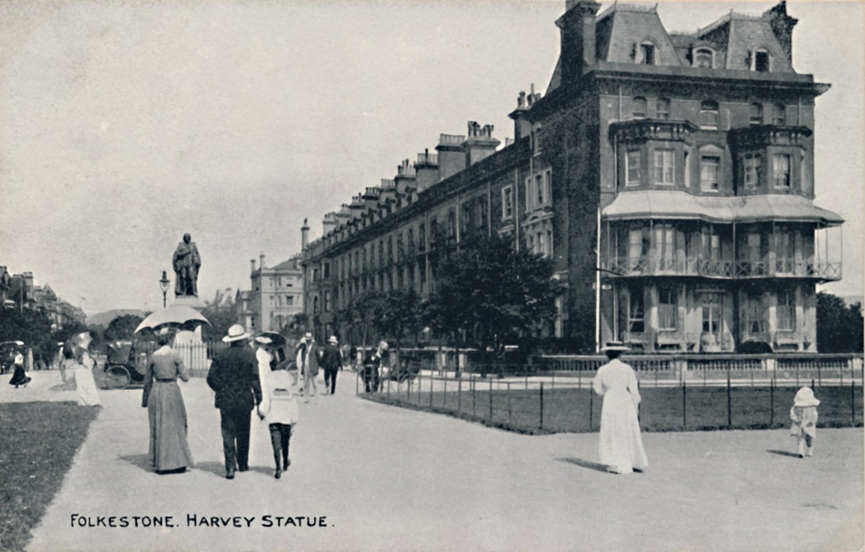 Folkestone. Harvey-statue, sent på 1800-tallet - begynnelsen av 1900-tallet av Unbekannt