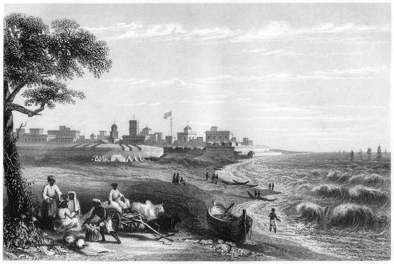 Fort George, Madras, India, c1860 av Unbekannt
