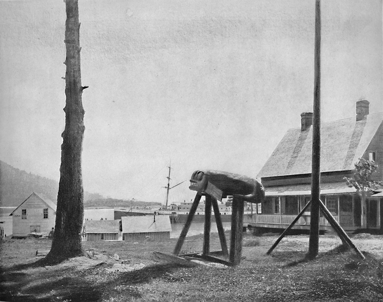 Fort Wrangel, Alaska, c1897. av Unbekannt
