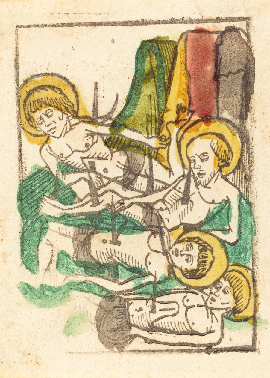 Fire martyrer - Saint Acacius, ca. 1480. av Unbekannt