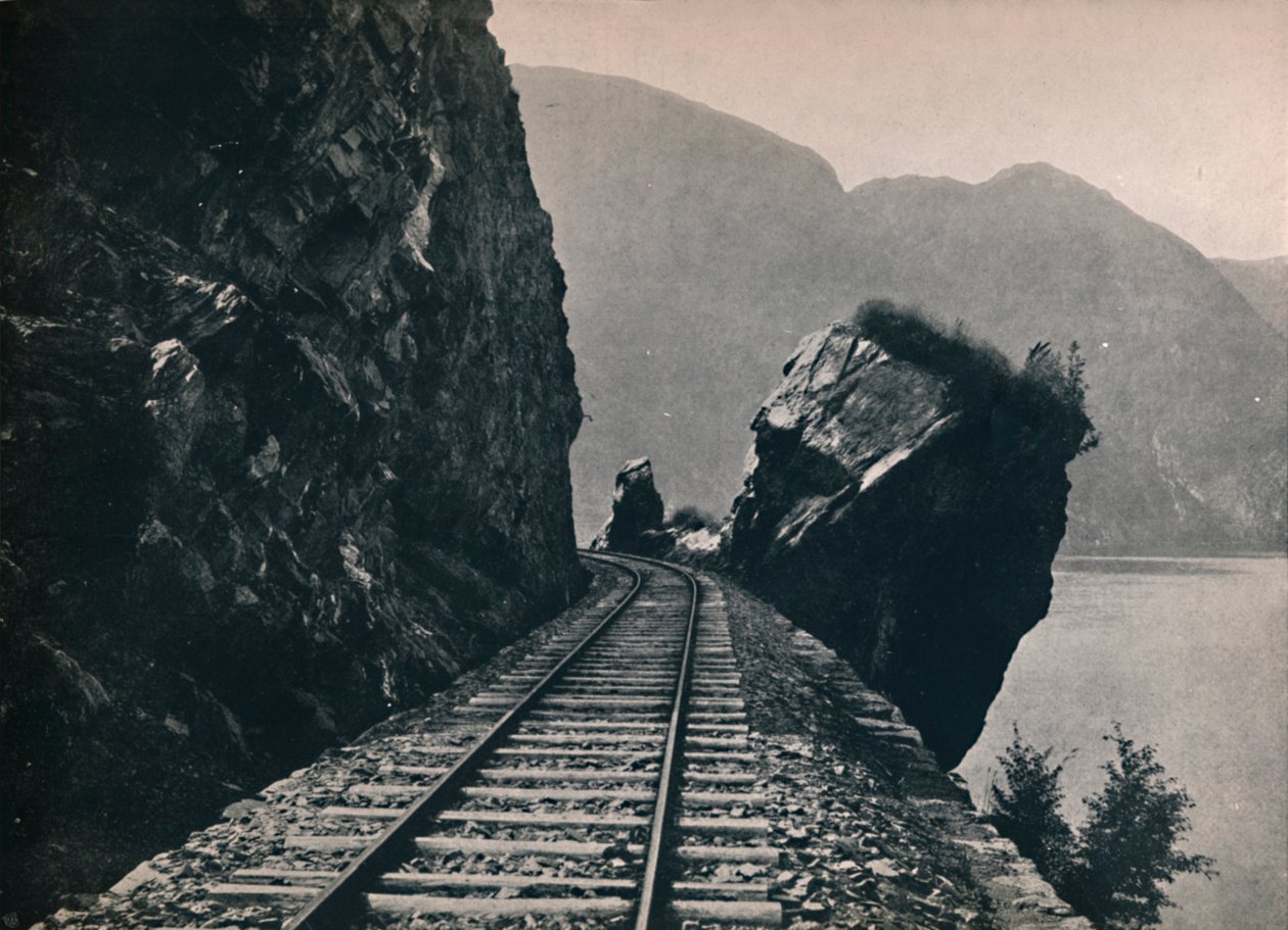 Fra Vossebanen, 1914. av Unbekannt