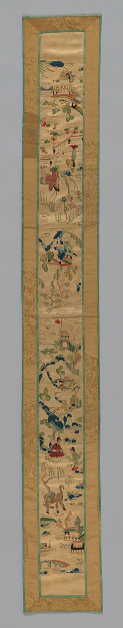 Fragment Sleeve Band, Kina, Qing-dynastiet 1644-1911, 185075. av Unbekannt