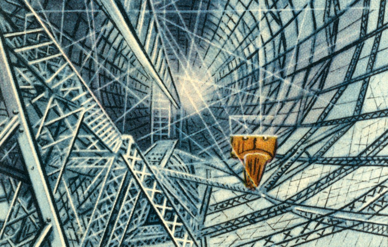 Rammeverket til en zeppelin, 1932. av Unbekannt
