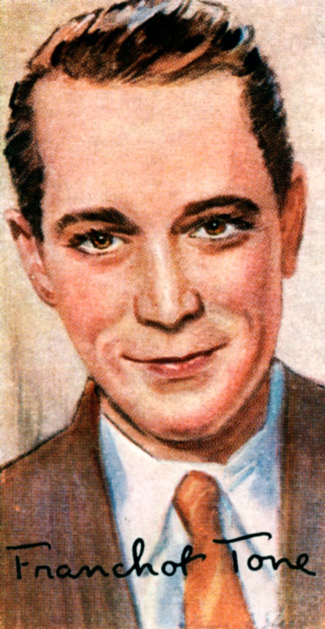 Franchot Tone, 1905-1968, amerikansk skuespiller, 1900-tallet av Unbekannt