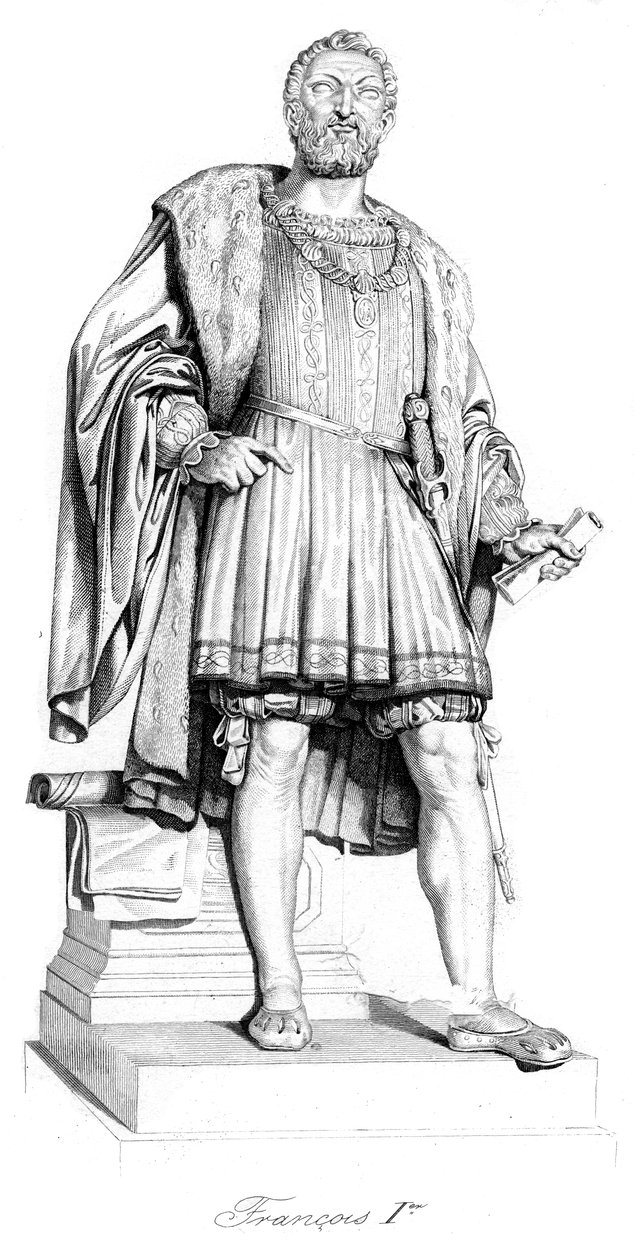 Frans I, konge av Frankrike, 1800-tallet av Unbekannt