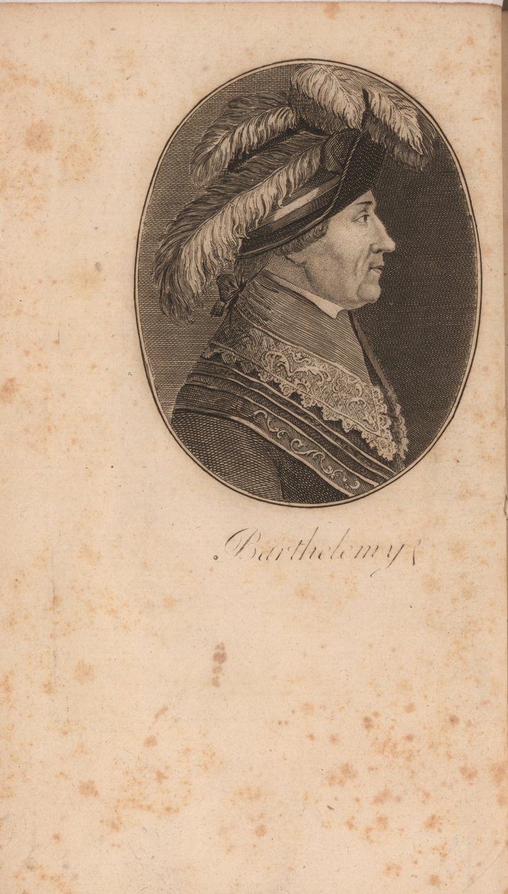 Francois Barthelemy 1747-1830, 1799. av Unbekannt