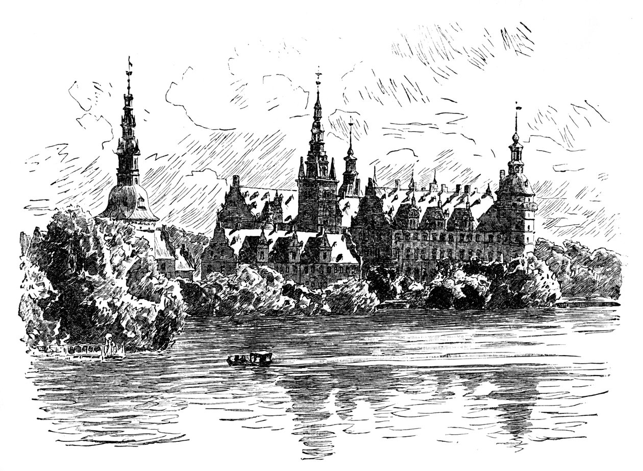 Frederiksborg slott, Hillerød, Danmark av Unbekannt