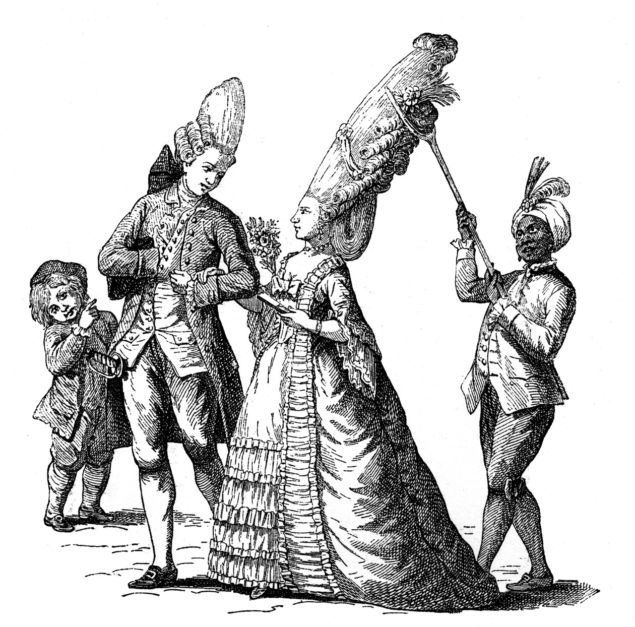 Fransk kostyme, 1885 av Unbekannt