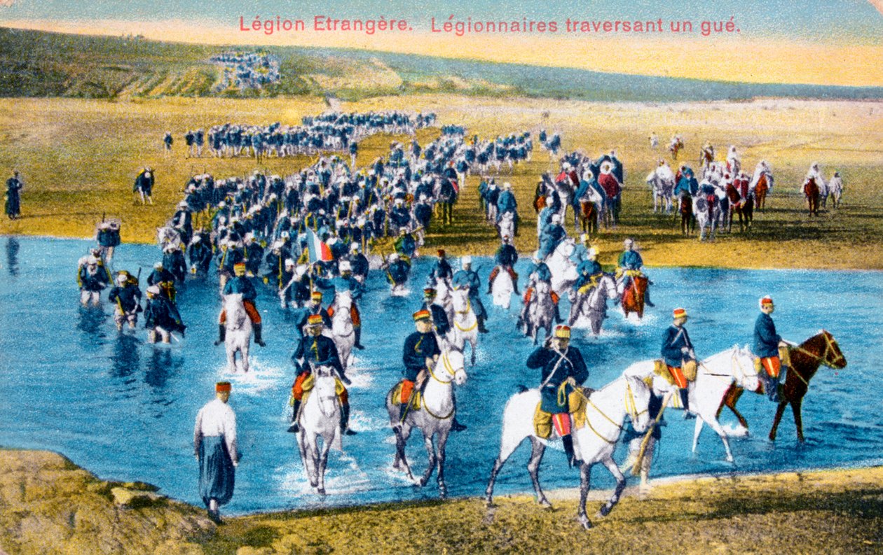 Fransk fremmedlegion, Marokko, ca 1900 av Unbekannt