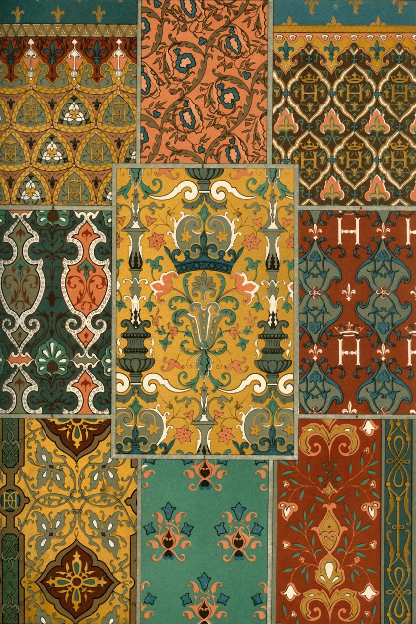 Fransk renessanse teppemaleri, 1898. av Unbekannt