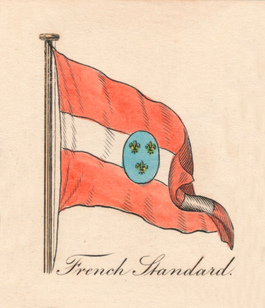 Fransk standard, 1838 av Unbekannt