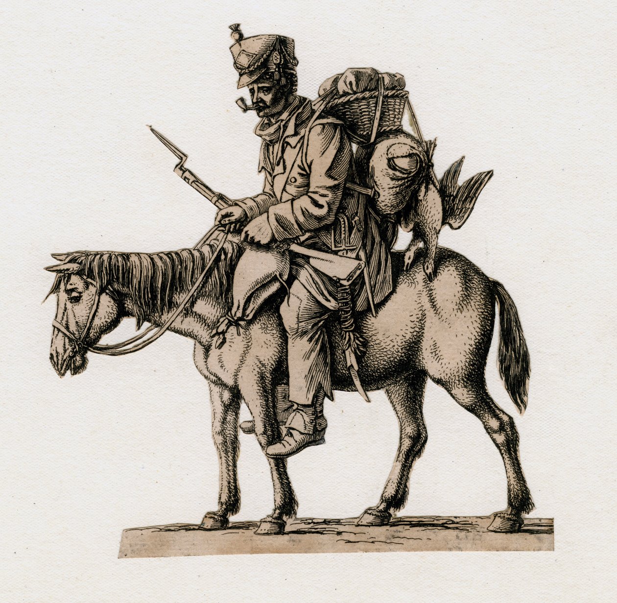 Fransk soldat, 1800-tallet av Unbekannt