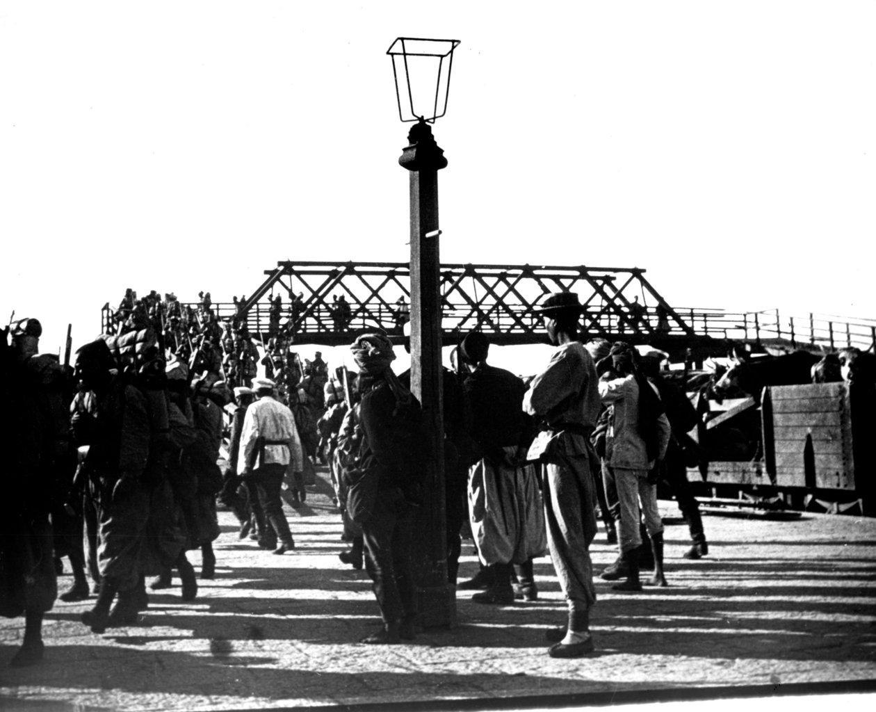 Franske tropper, Tientsin, Kina, 1900 av Unbekannt