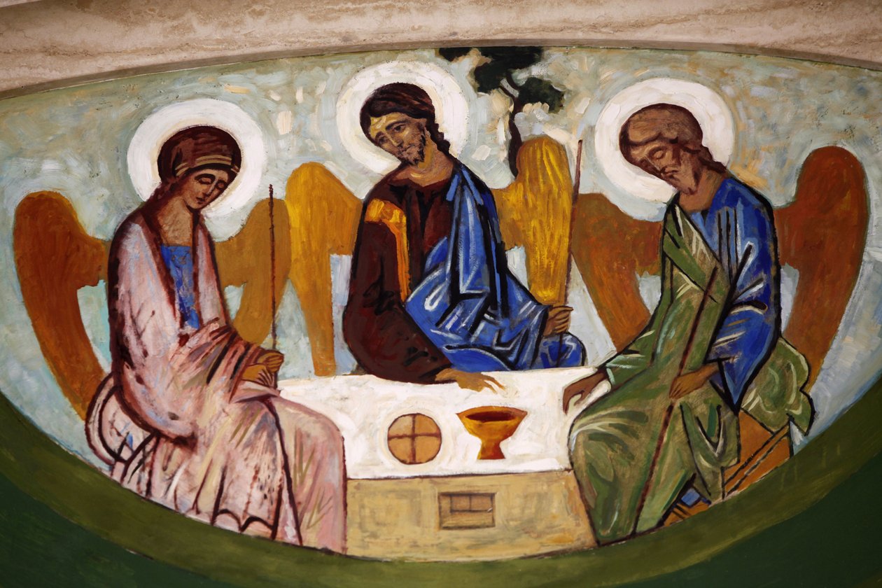 Fresco i Madrid katedral Madrid Spania av Unbekannt