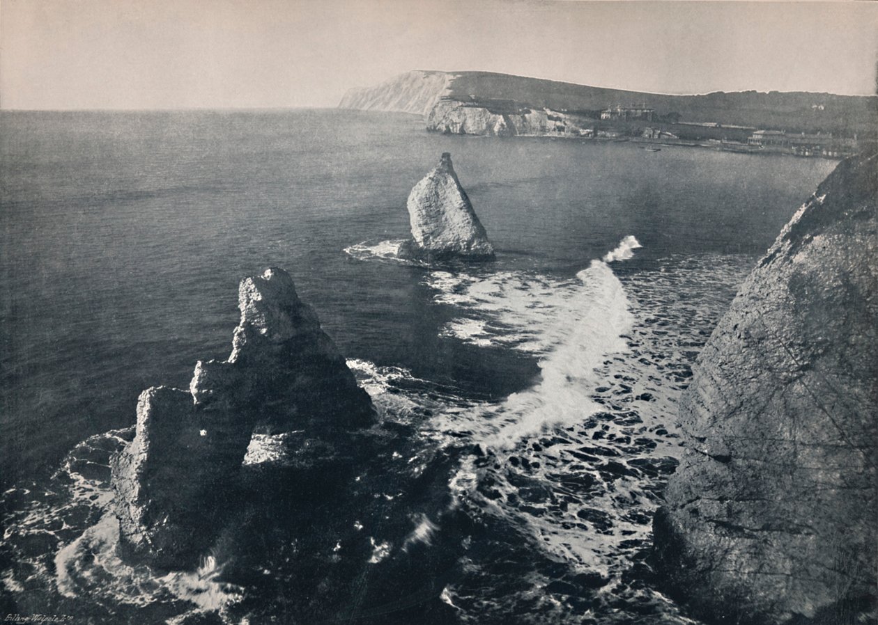 Freshwater Bay – Viser The Arched Rock., 1895 av Unbekannt