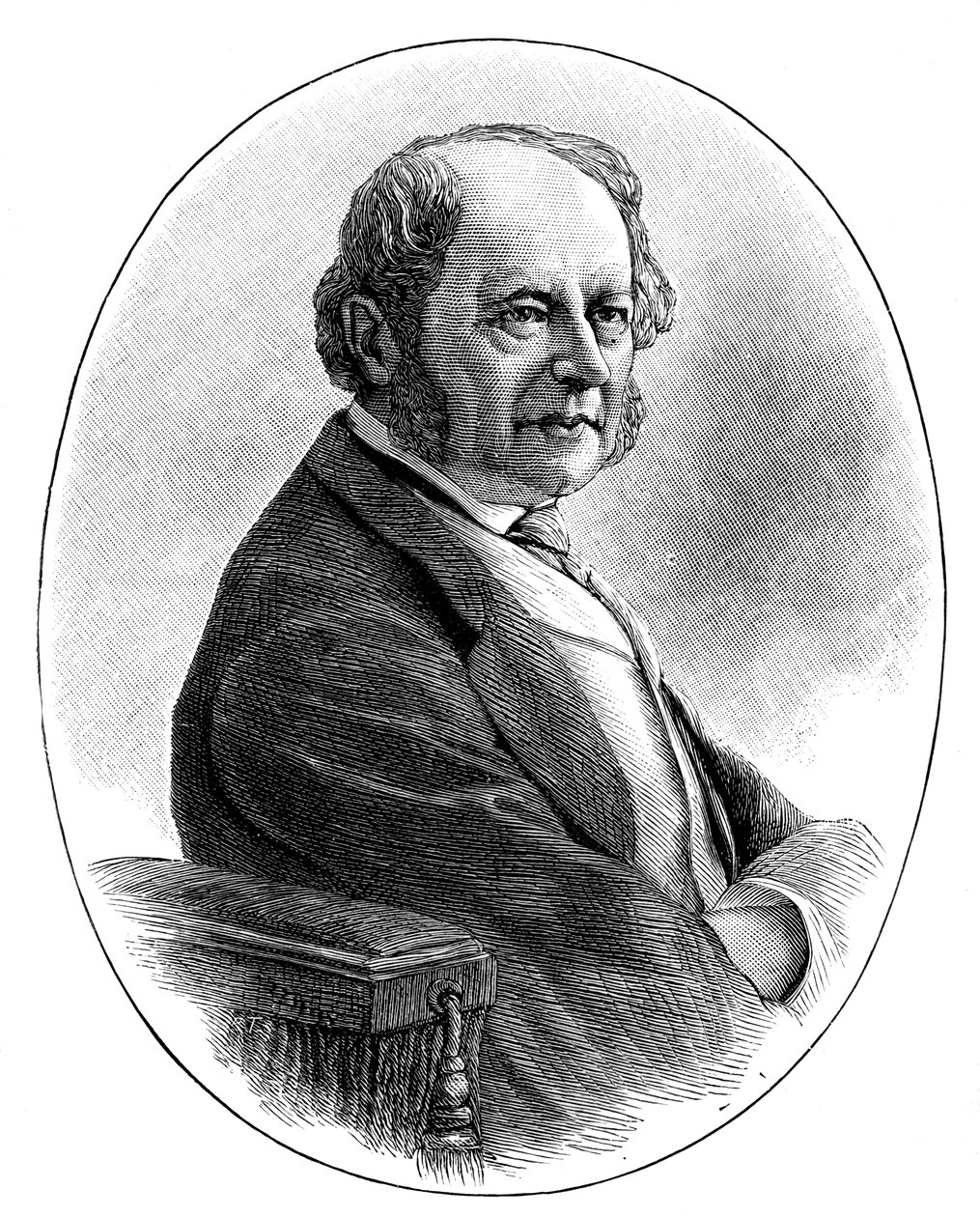 Friedrich Ferdinand Graf von Beust 1809-1886, østerriksk statsmann av Unbekannt