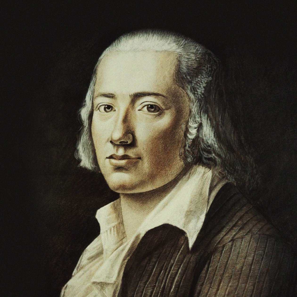 Friedrich Hölderlin 1770-1843 etter Franz Karl Hiemer. av Unbekannt
