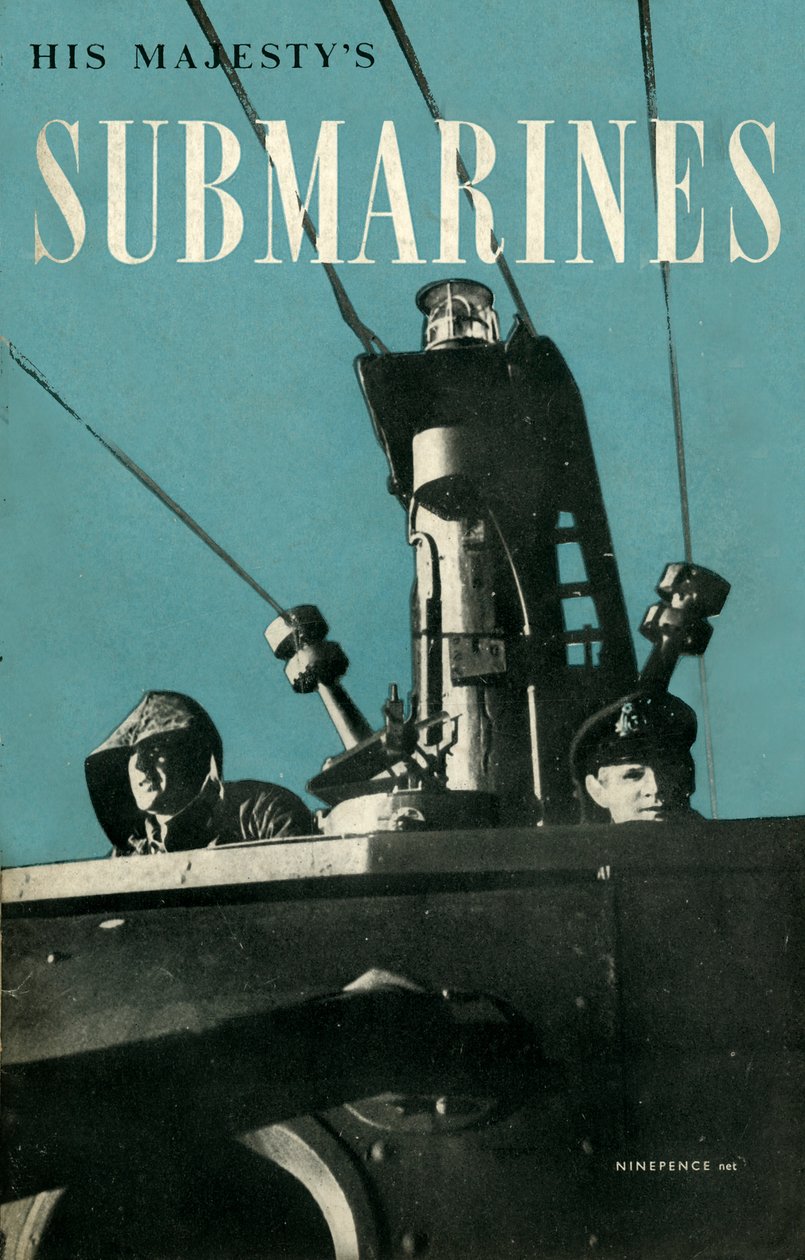 Forside av His Majestys Submarines, 1945. av Unbekannt