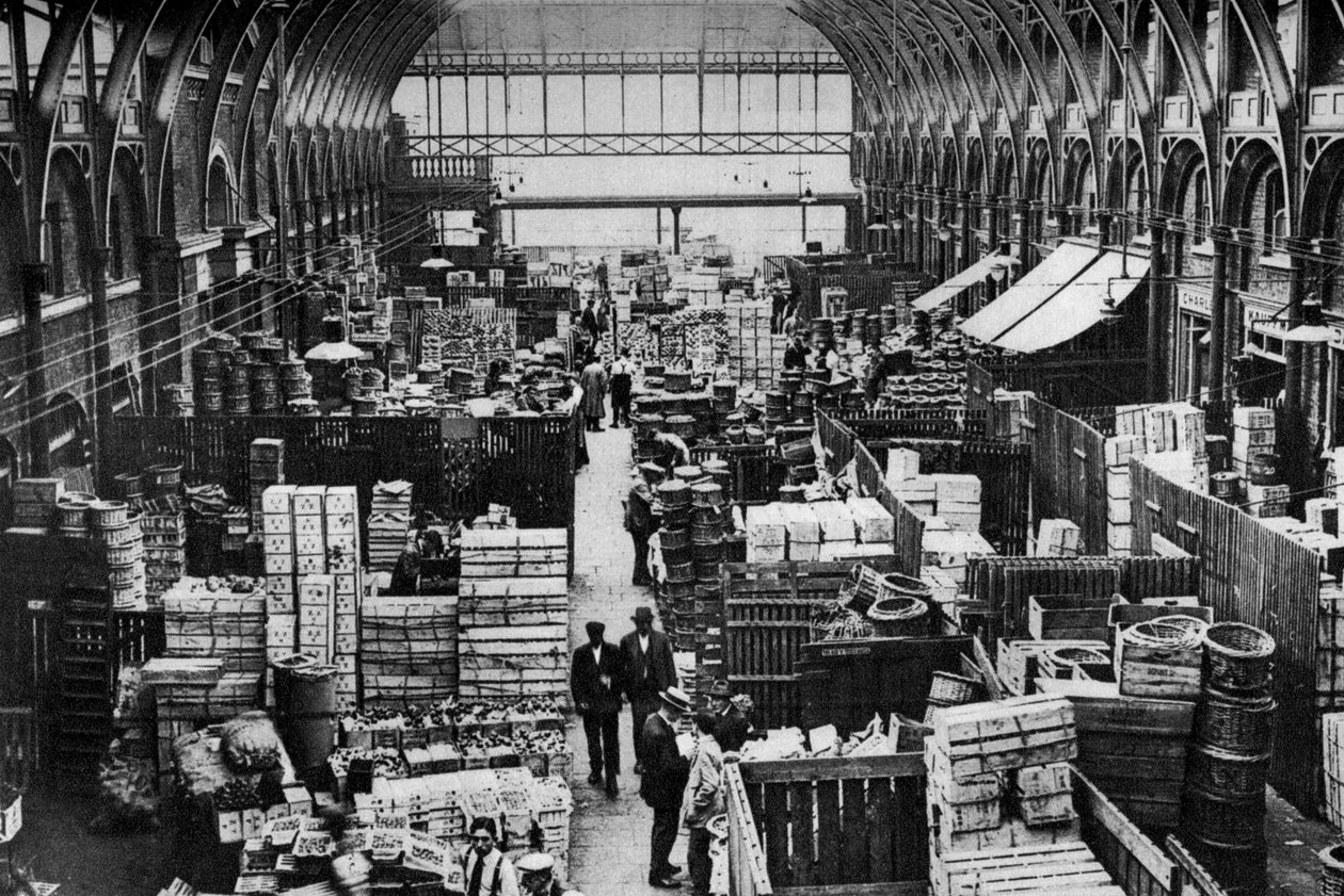 Fruktavdeling, Covent Garden, London, 1926-1927 av Unbekannt