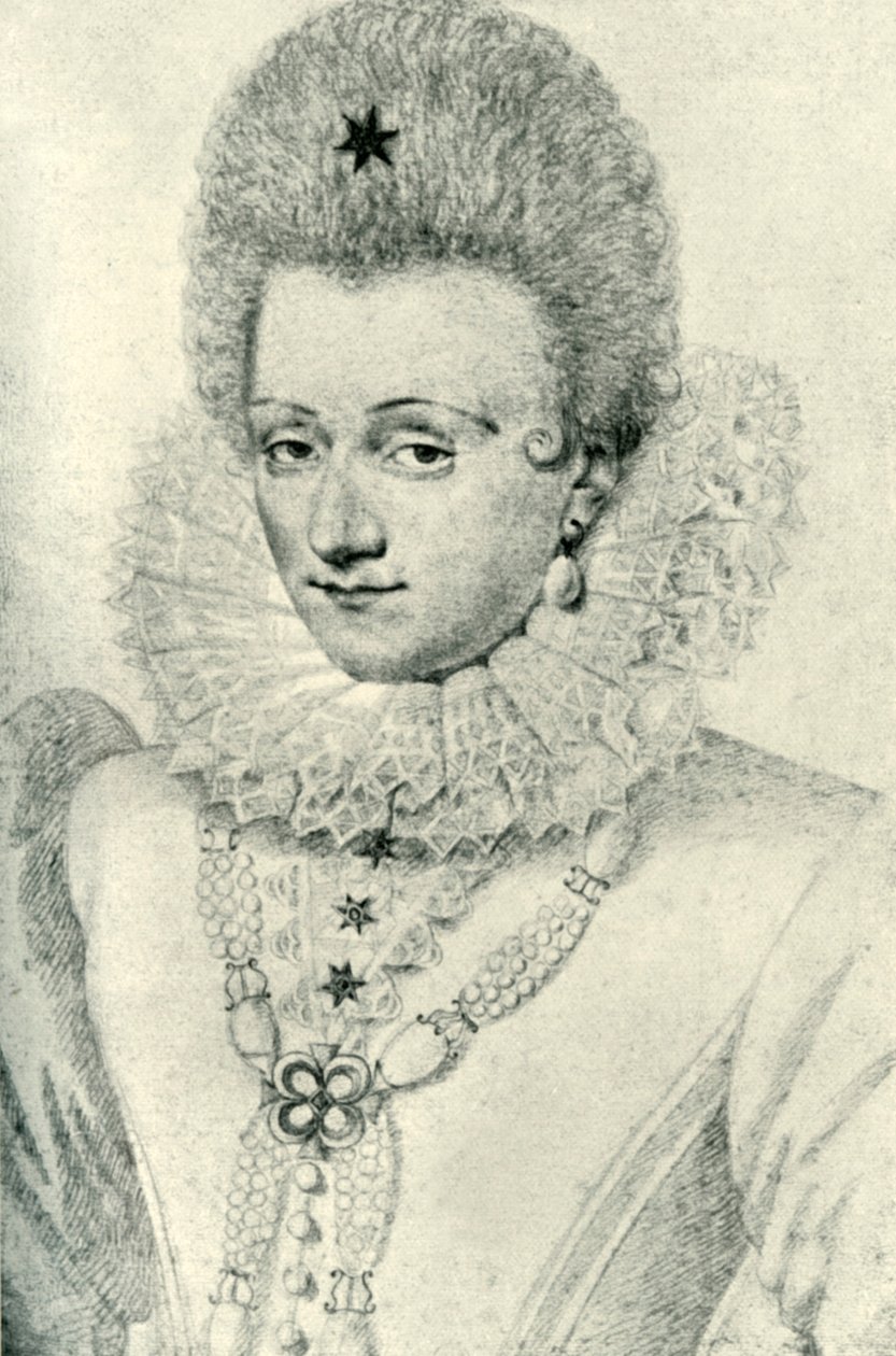 Gabrielle dEstrées, 1599, 1907. av Unbekannt