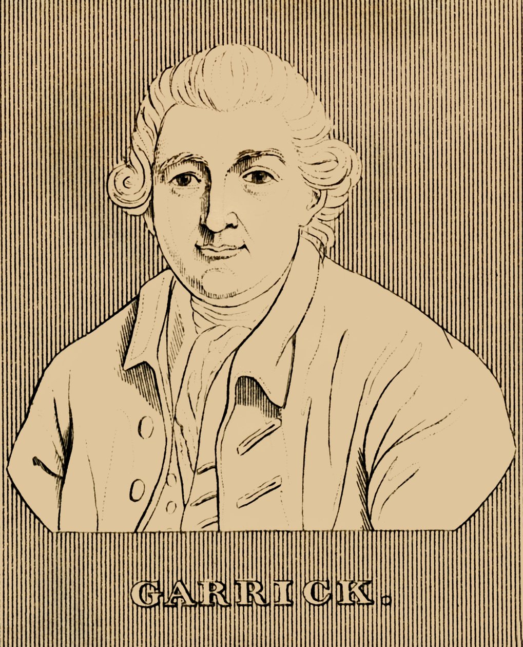 Garrick, 1717-1779, 1830. av Unbekannt