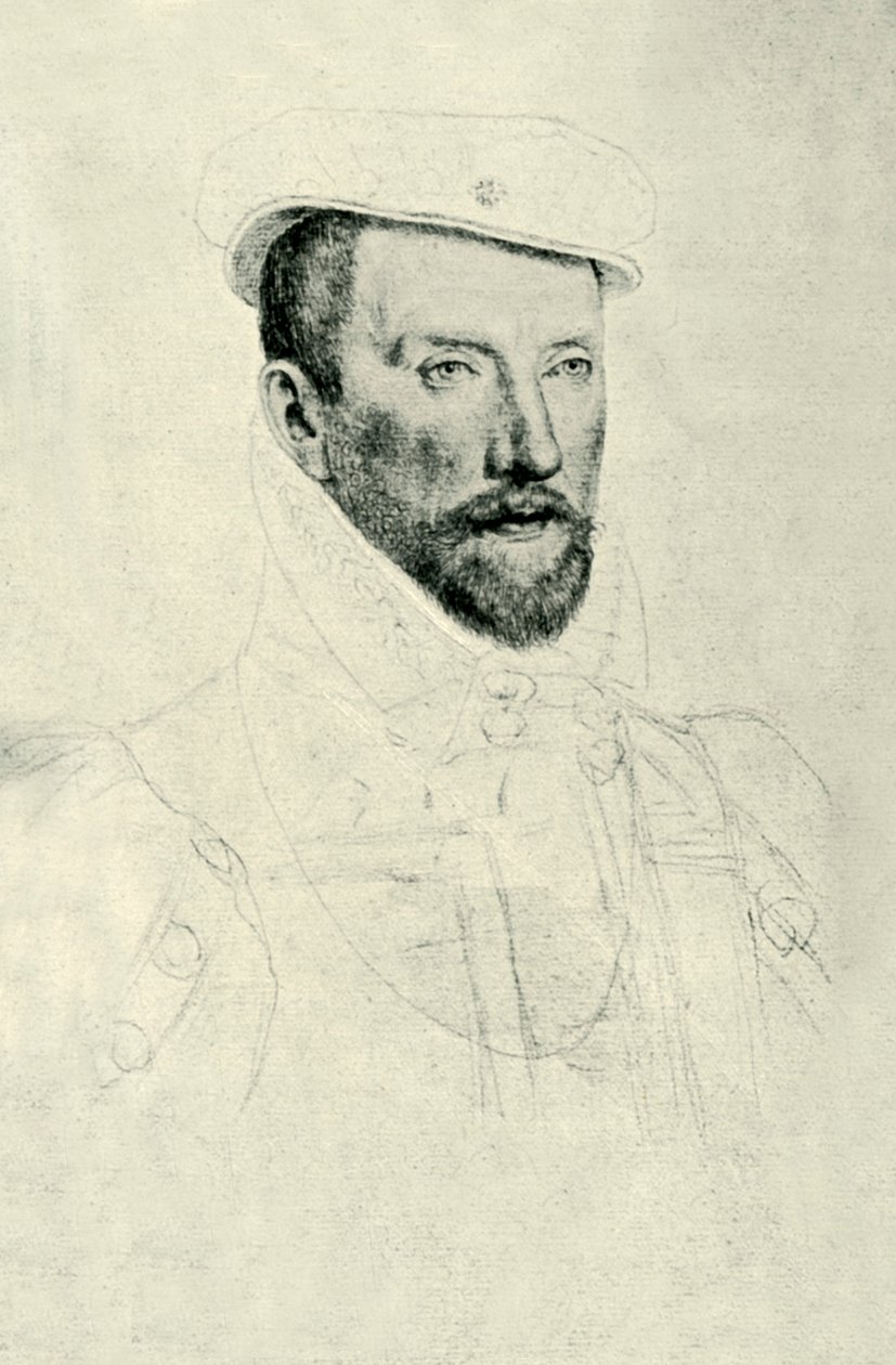 Gaspard II de Coligny, c1565-1570, 1907. av Unbekannt