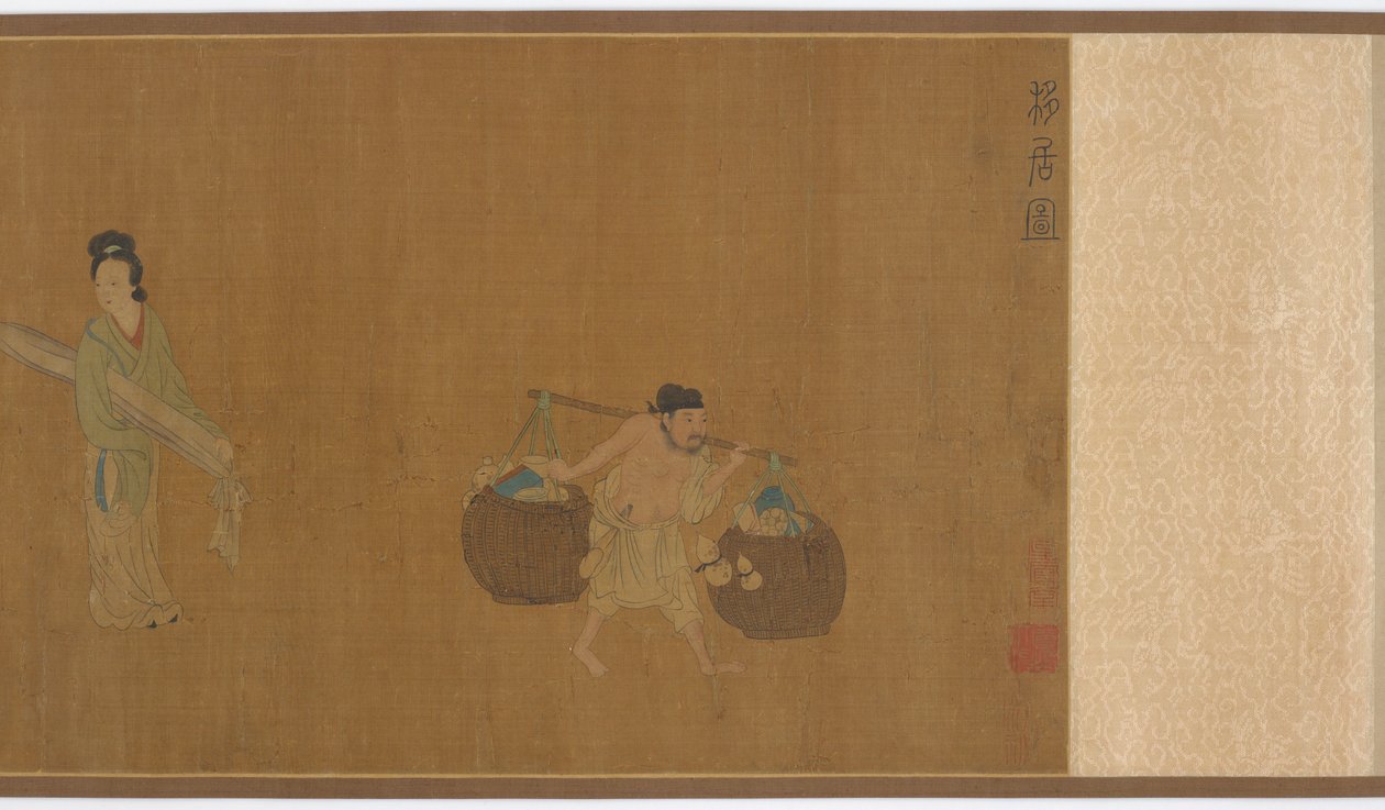 Ge Hong Moving House, Ming-dynastiet, 1500-tallet. av Unbekannt
