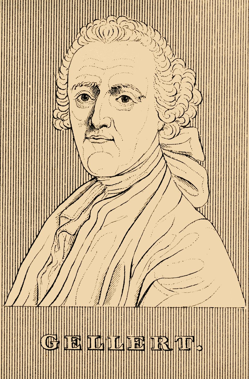 Gellert, 1715- 1769, 1830. av Unbekannt