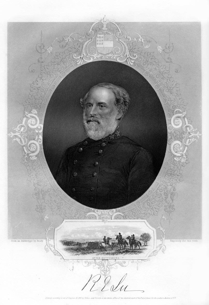 General Robert E Lee, konføderert general, 1862-1867 av Unbekannt