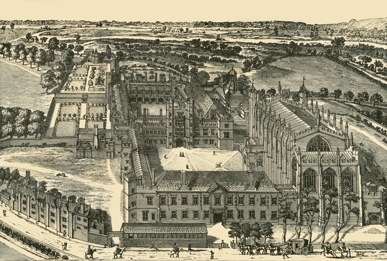 Generelt syn på Eton College, 1911. av Unbekannt