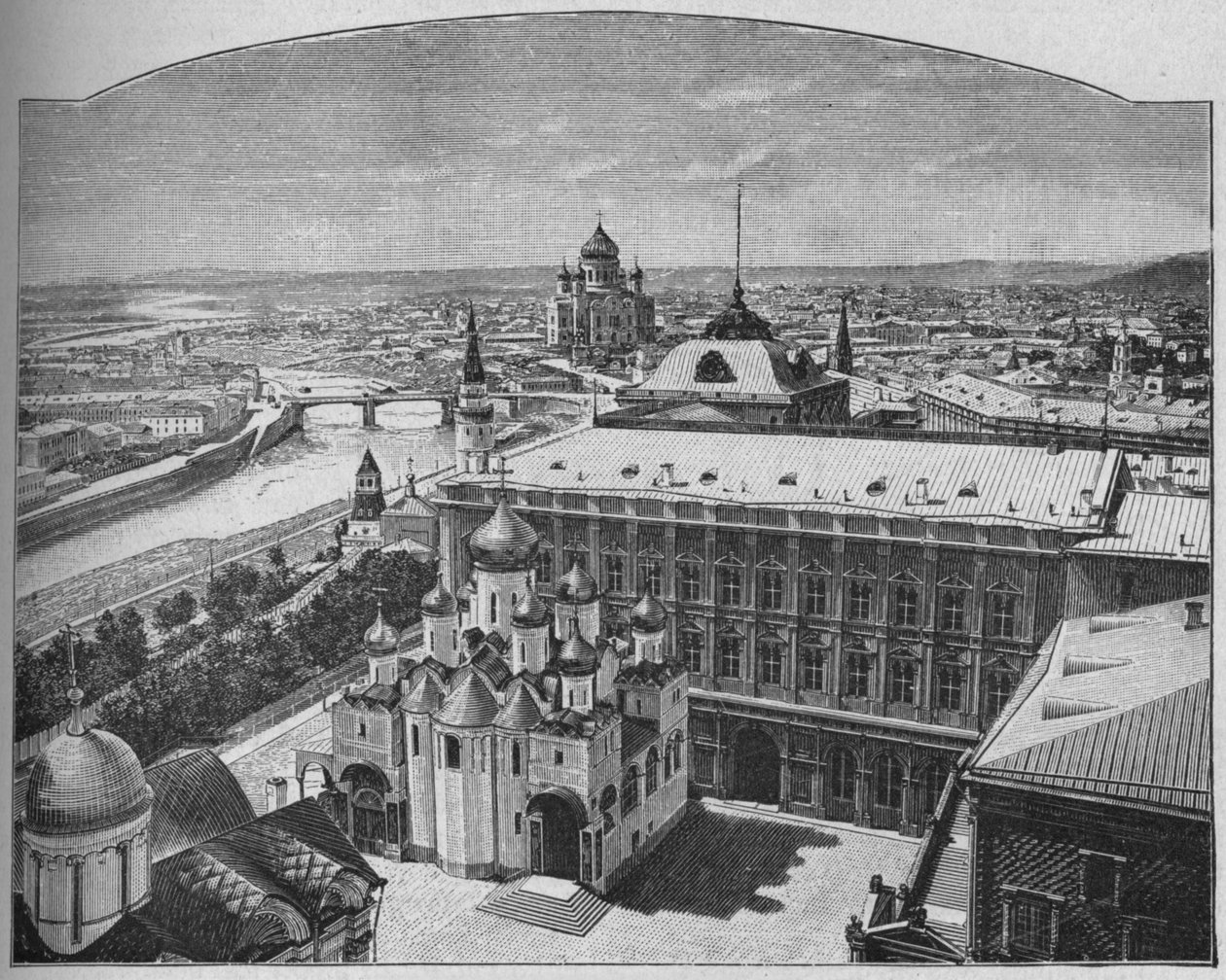 Generelt syn på byen Moskva, 1902 av Unbekannt