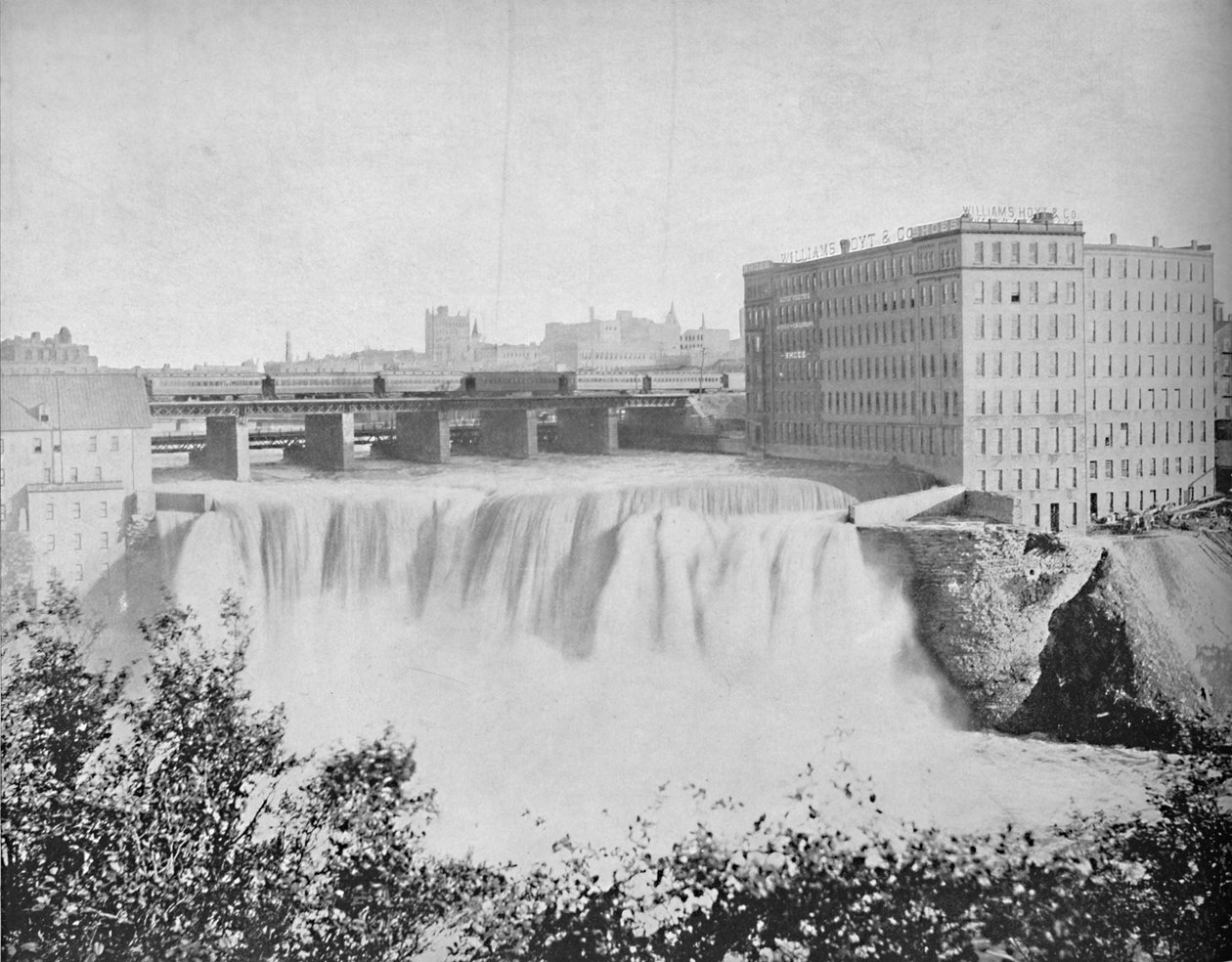 Genesee Falls, Rochester, N.Y., c1897. av Unbekannt