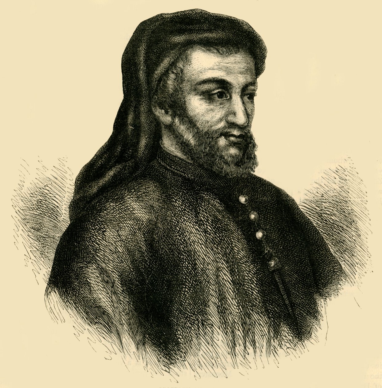 Geoffrey Chaucer, c1878. av Unbekannt